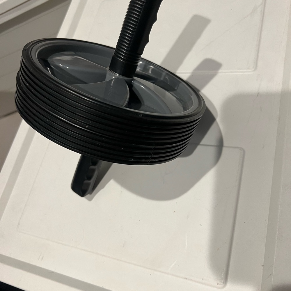 Black and Gray Ab Roller
